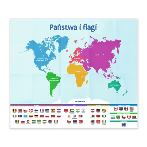 Gra Państwa i flagi z Serii Mistrz Wiedzy Trefl 01953 Gra Państwa i flagi z Serii Mistrz Wiedzy Trefl 01953