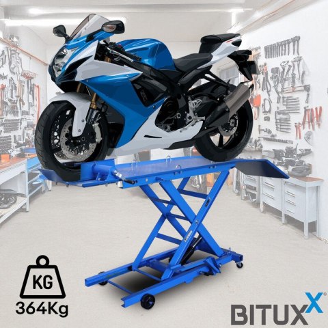 Podnosnik motocyklowy platformowy platforma 364 kg rampa serwisowa 21-78 cm Podnosnik motocyklowy platformowy platforma 364 kg rampa serwisowa 21-78 cm