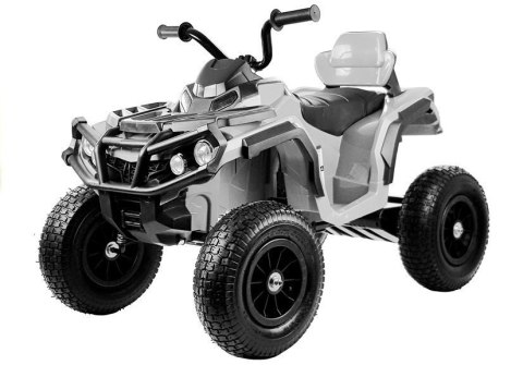 Quad na Akumulator BDM0906 Pompowane Koła Biały Quad na Akumulator BDM0906 Pompowane Koła Biały