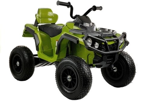 Quad na Akumulator BDM0906 Pompowane Koła Zielony Quad na Akumulator BDM0906 Pompowane Koła Zielony