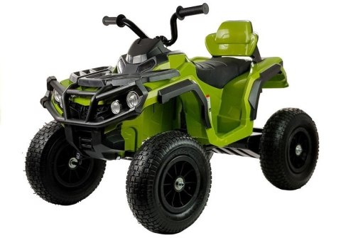 Quad na Akumulator BDM0906 Pompowane Koła Zielony Quad na Akumulator BDM0906 Pompowane Koła Zielony
