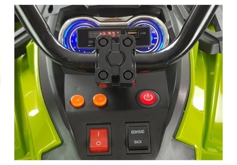 Quad na Akumulator BDM0906 Pompowane Koła Zielony Quad na Akumulator BDM0906 Pompowane Koła Zielony