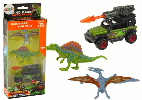 Dinozaury Figurki Zestaw Auto Rakieta Pomarańczowy Dinozaury Figurki Zestaw Auto Rakieta Pomarańczowy