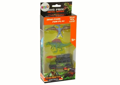 Dinozaury Figurki Zestaw Auto Rakieta Pomarańczowy Dinozaury Figurki Zestaw Auto Rakieta Pomarańczowy