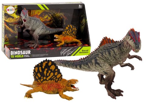 Figurki Dinozaurów Dimetrodon Allozaur Zestaw 2El Figurki Dinozaurów Dimetrodon Allozaur Zestaw 2El