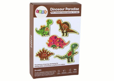 Gra Zręcznościowa Raj Dinozaurów Sznurowane Kolorowe Gra Zręcznościowa Raj Dinozaurów Sznurowane Kolorowe