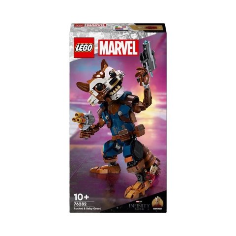 LEGO(R) SUPER HEROES 76282 Figurka Rocketa LEGO(R) SUPER HEROES 76282 Figurka Rocketa