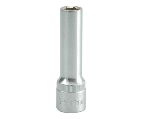 NASADKA DŁUGA 6-KĄTNA CHROMOWANA 1/2'' 11MM NASADKA DŁUGA 6-KĄTNA CHROMOWANA 1/2'' 11MM