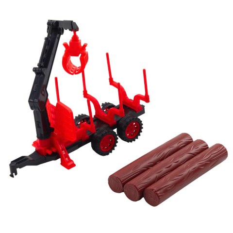 Traktor Rolniczy Z Przyczepą HDS Do Transportu Drewna Bale Traktor Rolniczy Z Przyczepą HDS Do Transportu Drewna Bale