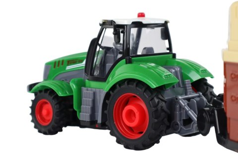 Traktor RC Ciągnik Zdalnie Sterowany Maszyna Rolnicza Przyczepa Pilot 1:24 Traktor RC Ciągnik Zdalnie Sterowany Maszyna Rolnicza Przyczepa Pilot 1:24