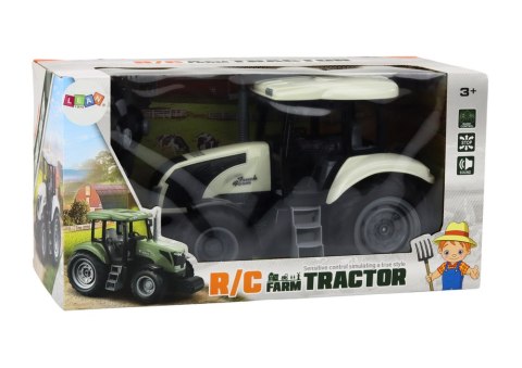 Traktor Zdalnie Sterowany RC 2.4G Dźwięki Biały Traktor Zdalnie Sterowany RC 2.4G Dźwięki Biały