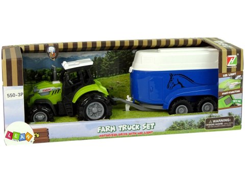 Traktor z Przyczepka Dla Konia Dźwięk Zielony Farma Traktor z Przyczepka Dla Konia Dźwięk Zielony Farma
