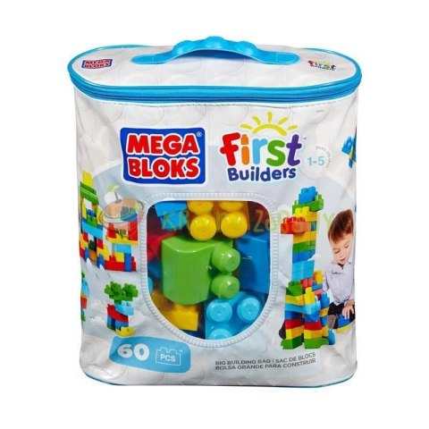Mega Bloks Duża ECO torba z klockami niebieska Mega Bloks Duża ECO torba z klockami niebieska