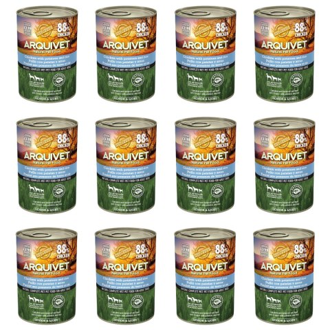 ARQUIVET Mokra karma dla psów SENIOR & LIGHT 12x400g ARQUIVET Mokra karma dla psów SENIOR & LIGHT 12x400g