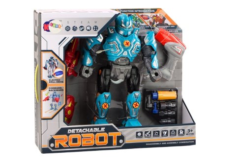 Robot Do Skręcania Broń Wiertarka Śrubokręt Światła Dźwięk Turkusowy Robot Do Skręcania Broń Wiertarka Śrubokręt Światła Dźwięk Turkusowy