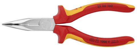 SZCZYPCE TNĄCE PÓŁOKRĄGŁE WYGIĘTE IZOLOWANE 160MM SZCZYPCE TNĄCE PÓŁOKRĄGŁE WYGIĘTE IZOLOWANE 160MM