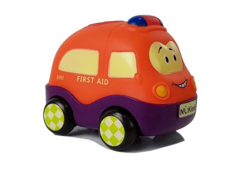 Zestaw Autek Policja Ambulans dla Niemowlaka z Napędem 4el Zestaw Autek Policja Ambulans dla Niemowlaka z Napędem 4el