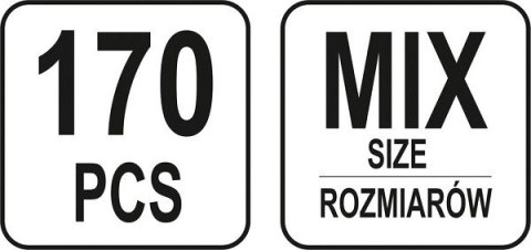 WKRĘTY /PODKŁADKI DO KAROSERII MIX 170SZT WKRĘTY /PODKŁADKI DO KAROSERII MIX 170SZT