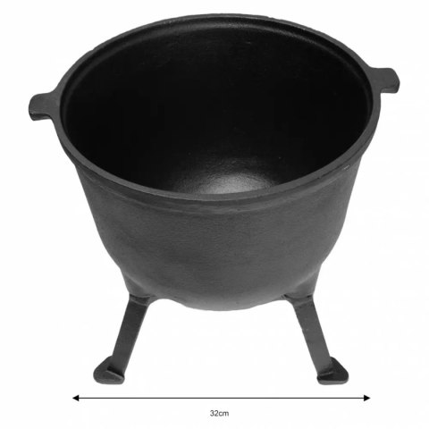 KOCIOŁEK GARNEK MYŚLIWSKI ŻELIWNY 10L KINGHOFF KH-2233 KOCIOŁEK GARNEK MYŚLIWSKI ŻELIWNY 10L KINGHOFF KH-2233