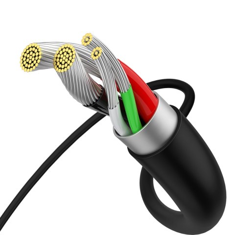 Kabel przewód Superior USB-A - micro USB 2A 2m - czarny