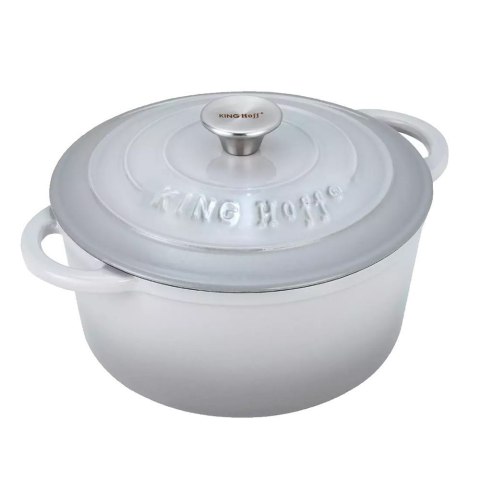 EMALIOWANY GARNEK ŻELIWNY 21cm KINGHOFF KH-1520 EMALIOWANY GARNEK ŻELIWNY 21cm KINGHOFF KH-1520
