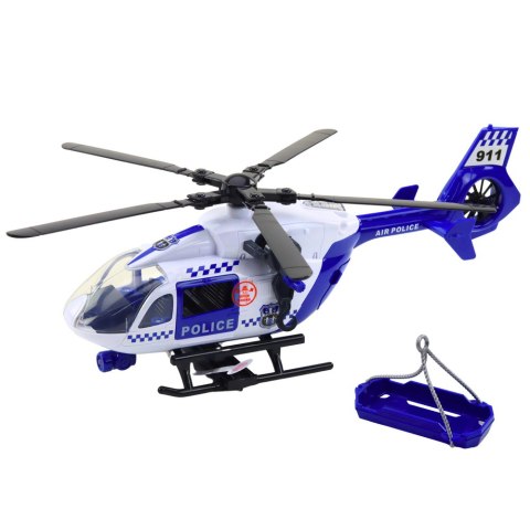 Helikopter Policyjny Hak Nosze Światła Dźwięki 1:12 Helikopter Policyjny Hak Nosze Światła Dźwięki 1:12