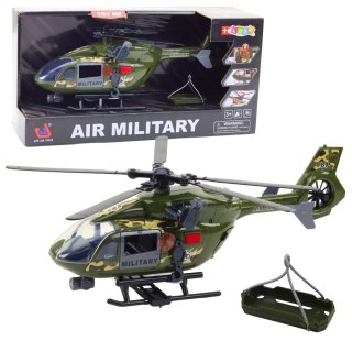 Helikopter Wojskowy Militarny Hak Nosze Światła Dźwięki 1:12