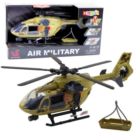 Helikopter Wojskowy Militarny Hak Nosze Światła Dźwięki 1:14 Helikopter Wojskowy Militarny Hak Nosze Światła Dźwięki 1:14