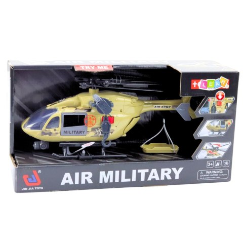 Helikopter Wojskowy Militarny Hak Nosze Światła Dźwięki 1:14 Helikopter Wojskowy Militarny Hak Nosze Światła Dźwięki 1:14