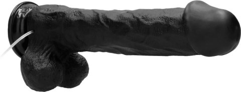 RealRock - Wibrujące realistyczne dildo z jądrami - z pilotem 28 cm