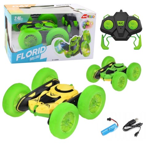 Samochód Kaskaderski Auto Zdalnie Sterowane RC 360° Zielony Samochód Kaskaderski Auto Zdalnie Sterowane RC 360° Zielony