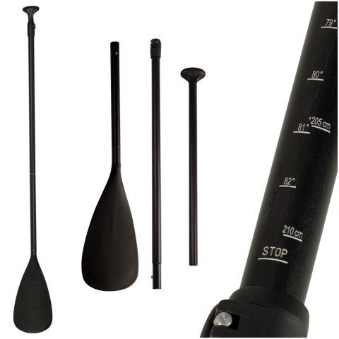 Wiosło do deski SUP regulowane składane 2 częściowe 170-210 cm