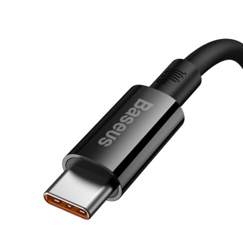Kabel przewód Superior Series USB-A - USB-C 100W do Huawei Honor 1.5m - czarny