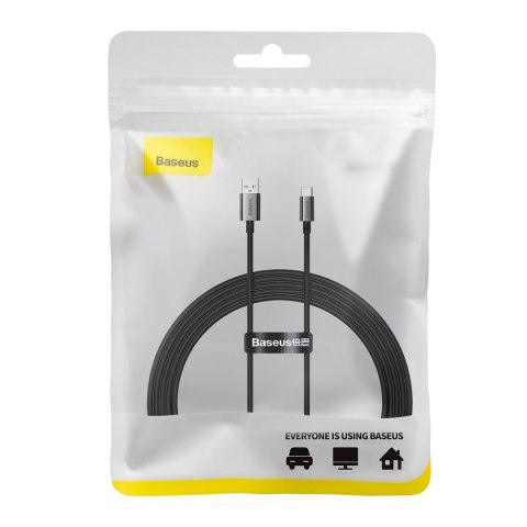 Kabel przewód Superior Series USB-A - USB-C 100W do Huawei Honor 1.5m - czarny