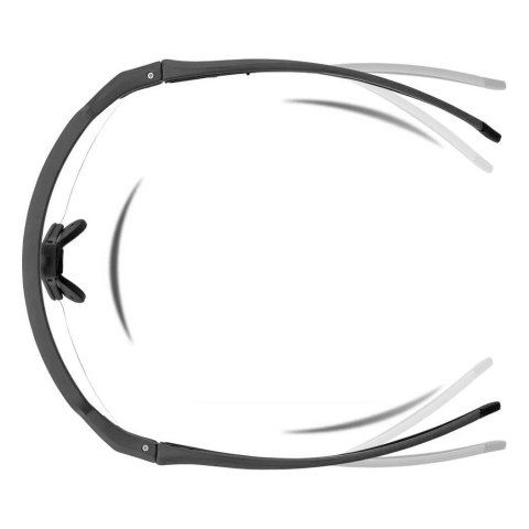 Okulary rowerowe fotochromowe z filtrami UV 400 UVA i UVB czarne Okulary rowerowe fotochromowe z filtrami UV 400 UVA i UVB czarne
