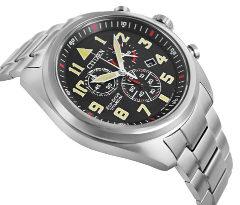 Zegarek Męski CITIZEN Super Titanium Eco-Drive AT2480-81E + BOX
