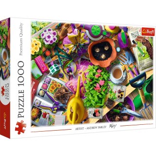 Puzzle - "1000" - Porządki w ogrodzie Trefl 10927