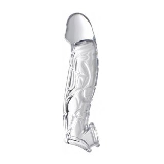 XR Brands - Transparentna nakładka na penisa 5 cm