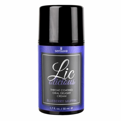 Żel do seksu oralnego - Sensuva Lic-o-licious Blueberry Muffin 50 ml Żel do seksu oralnego - Sensuva Lic-o-licious Blueberry Muffin 50 ml