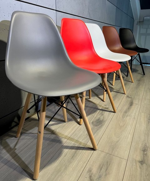 Krzesło skandynawskie IMPERIA DARK GREY OUTLET