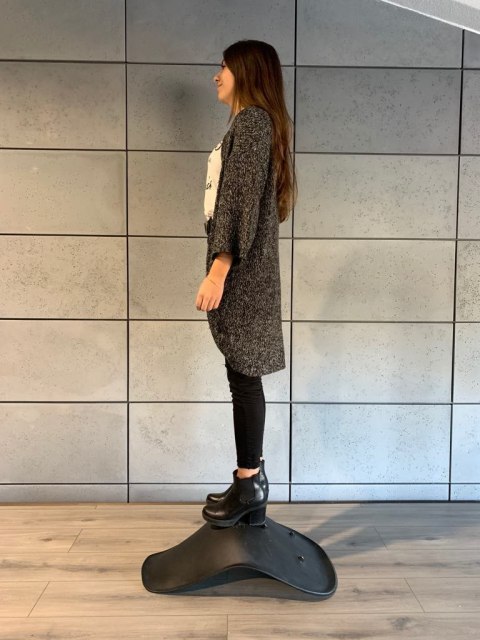 Krzesło skandynawskie IMPERIA DARK GREY OUTLET