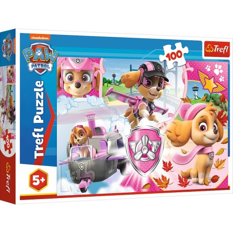 Puzzle - 100 - Skye w akcji - Viacom Paw Patrol Trefl 16368 Puzzle - 100 - Skye w akcji - Viacom Paw Patrol Trefl 16368