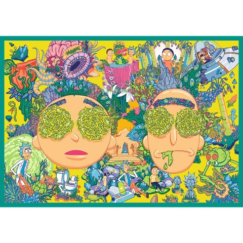 Puzzle - 4x250 - Zakręcony świat Ricka i Morty'ego - Warner Rick and Morty Trefl 13338 Puzzle - 4x250 - Zakręcony świat Ricka i Morty'ego - Warner Rick and Morty Trefl 13338