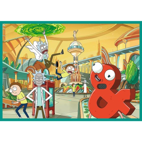 Puzzle - 4x250 - Zakręcony świat Ricka i Morty'ego - Warner Rick and Morty Trefl 13338 Puzzle - 4x250 - Zakręcony świat Ricka i Morty'ego - Warner Rick and Morty Trefl 13338