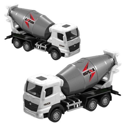 Betoniarka Metalowa Model Kolekcjonerski Huina Biała 1:80 Betoniarka Metalowa Model Kolekcjonerski Huina Biała 1:80