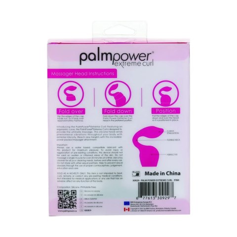 PalmPower - Nakładka Do Masażera Extreme Curl Różowa PalmPower - Nakładka Do Masażera Extreme Curl Różowa