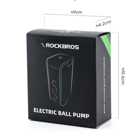 Pompka elektryczna do roweru opon piłek balonów materacy 1.37bar / 20PSI - niebieska