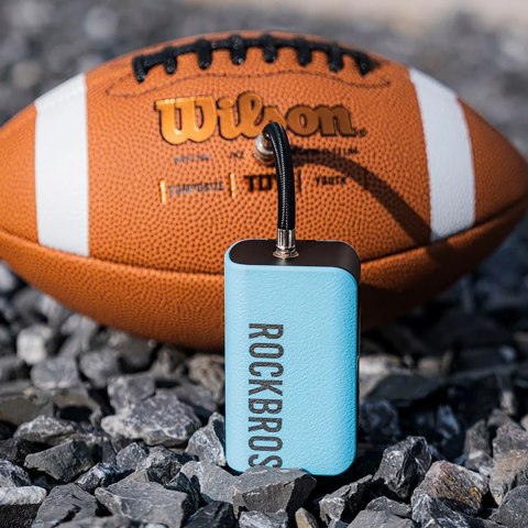 Pompka elektryczna do roweru opon piłek balonów materacy 1.37bar / 20PSI - niebieska