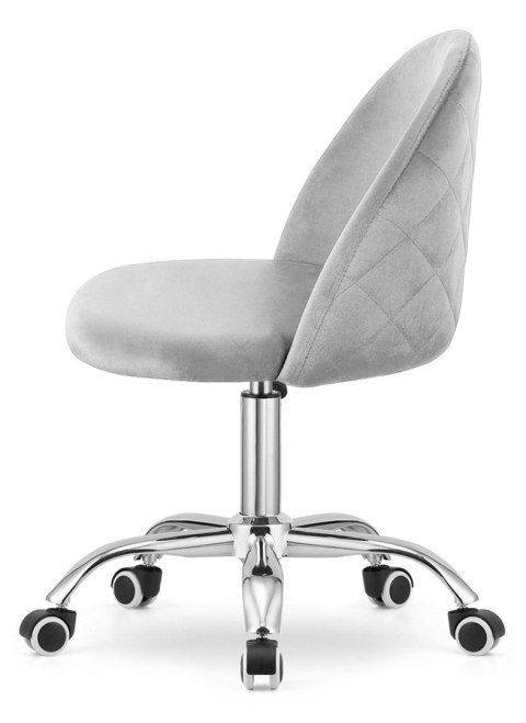 Krzesło obrotowe GLORIA OFFICE LIGHT GREY VELVET Krzesło obrotowe GLORIA OFFICE LIGHT GREY VELVET