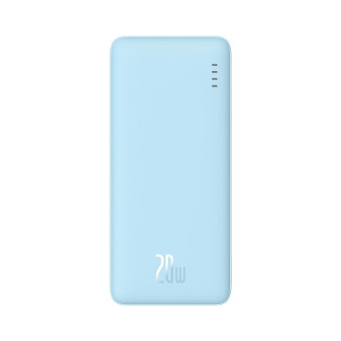 Powerbank 10000mAh Airpow Fast Charge 20W - niebieski